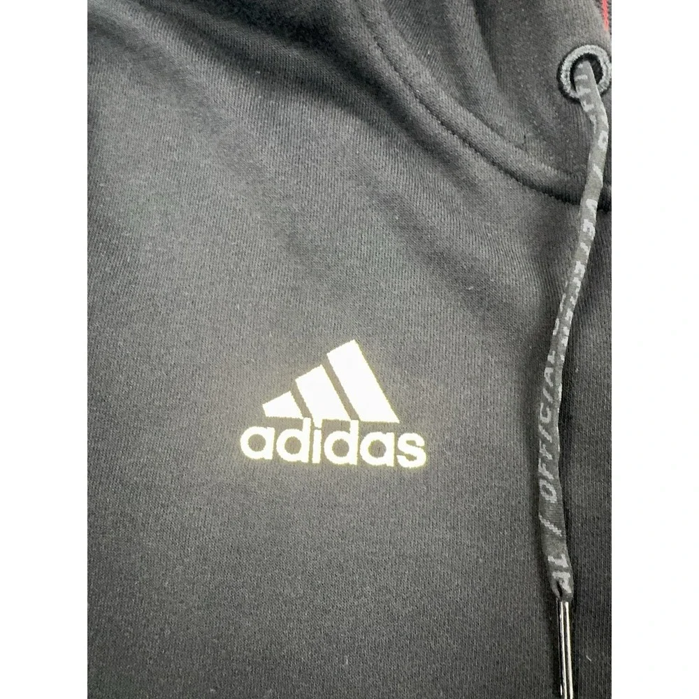 Atlanta United FC Hoodie Sweatshirt Mens Medium Black MLS Soccer Adidas Full Zip
